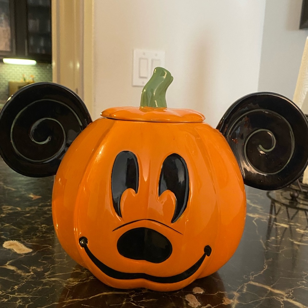 Mickey Mouse Pumpkin Jar